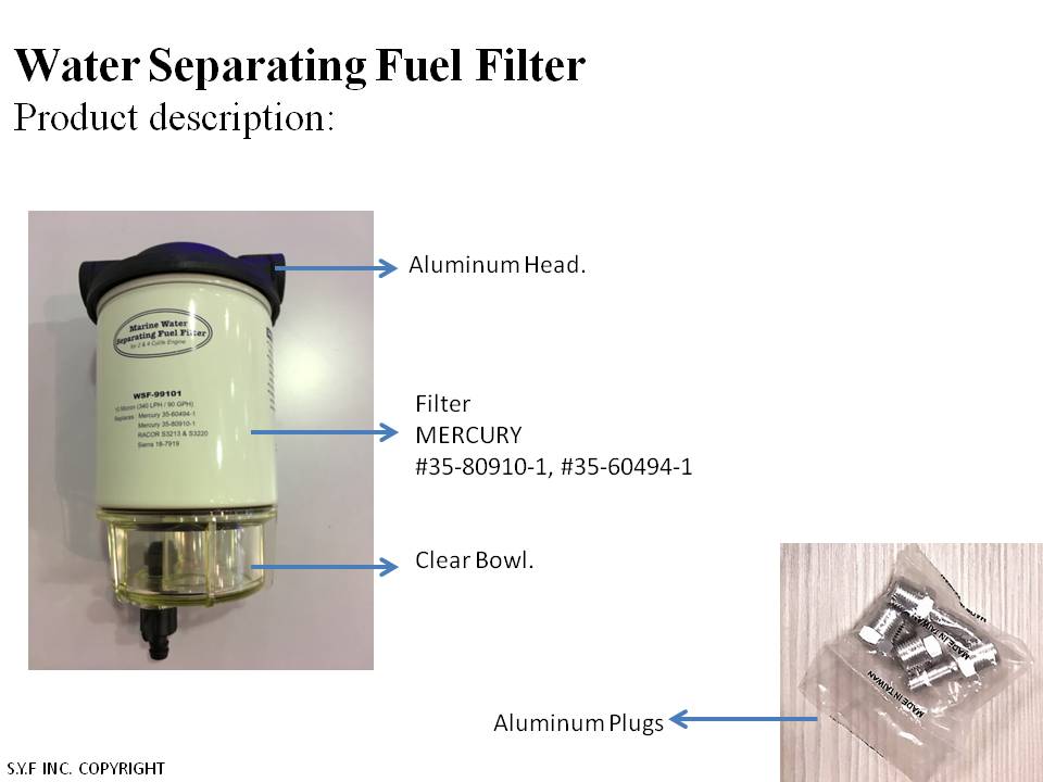 Mercury_water separating fuel filter_S.Y.F