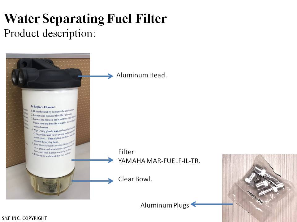 Yamaha_water separating fuel filter_S.Y.F